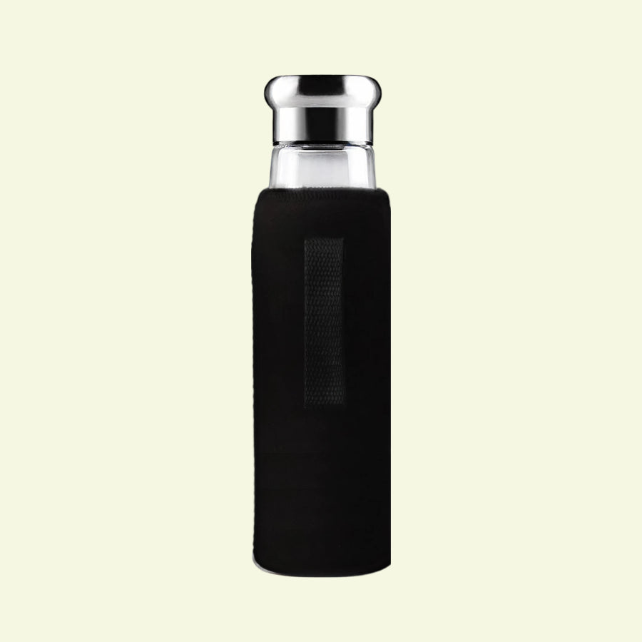 Glass Infuser Bottle with Stainless Steel Strainer