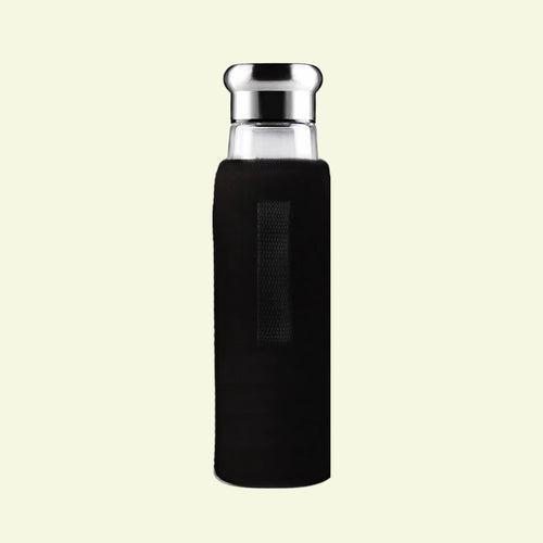 Glass Infuser Bottle with Stainless Steel Strainer