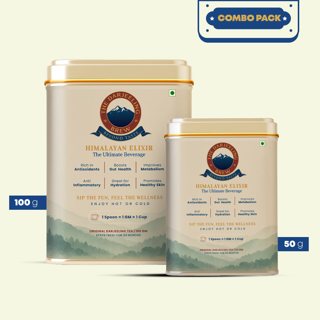 The Darjeeling Brew Himalayan Elixir Combo Pack (100g + 50g)
