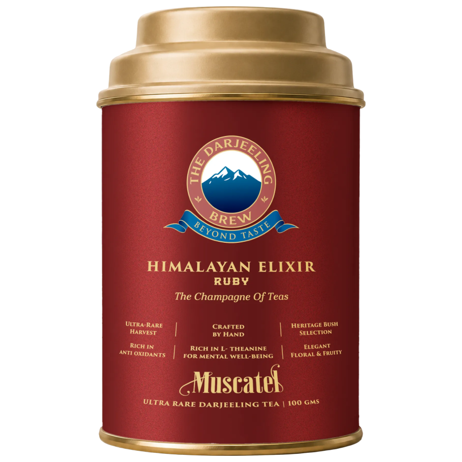 Second Flush Darjeeling Tea Himalayan Elixir Ruby by The Darjeeling Brew