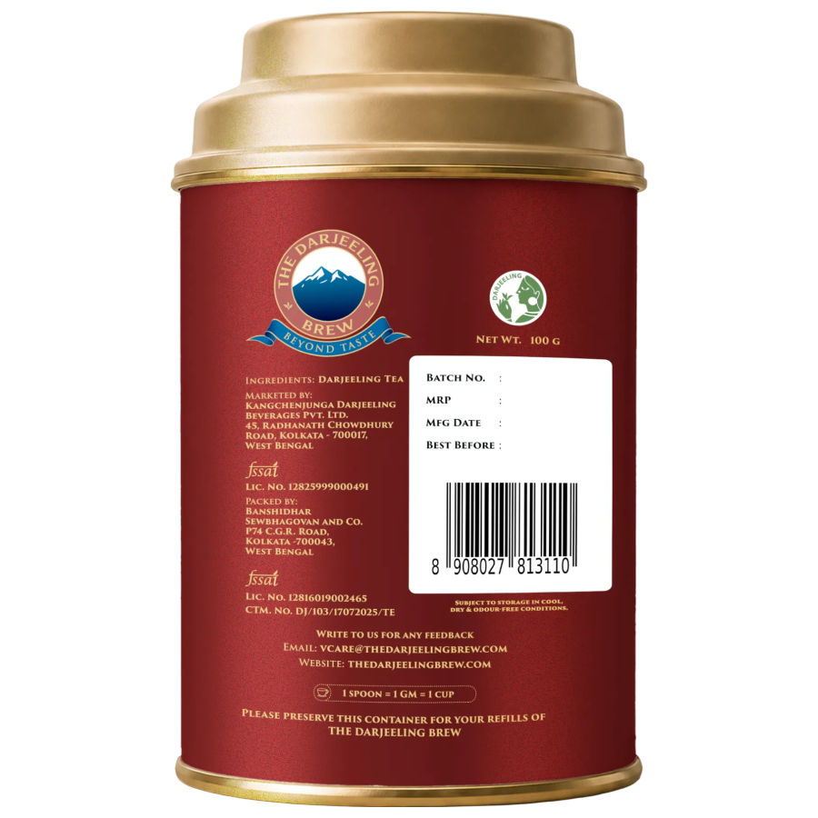 Premium Second Flush Darjeeling Tea with rich muscatel flavour by The Darjeeling Brew